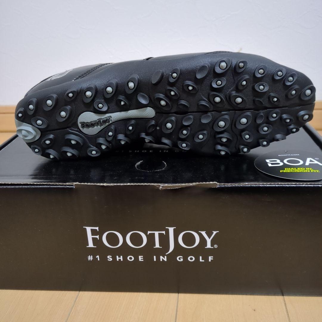 【未使用品・27.5cm】FootJoyEXLスパイクレスゴルフシューズブラック