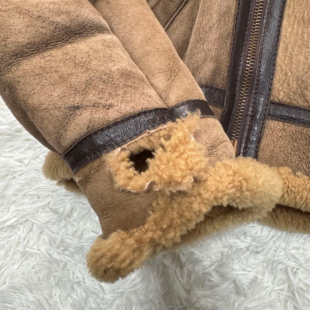 ☆schott USA製 ムートン フライトジャケット B-3 B3 ボア 42 - メルカリ