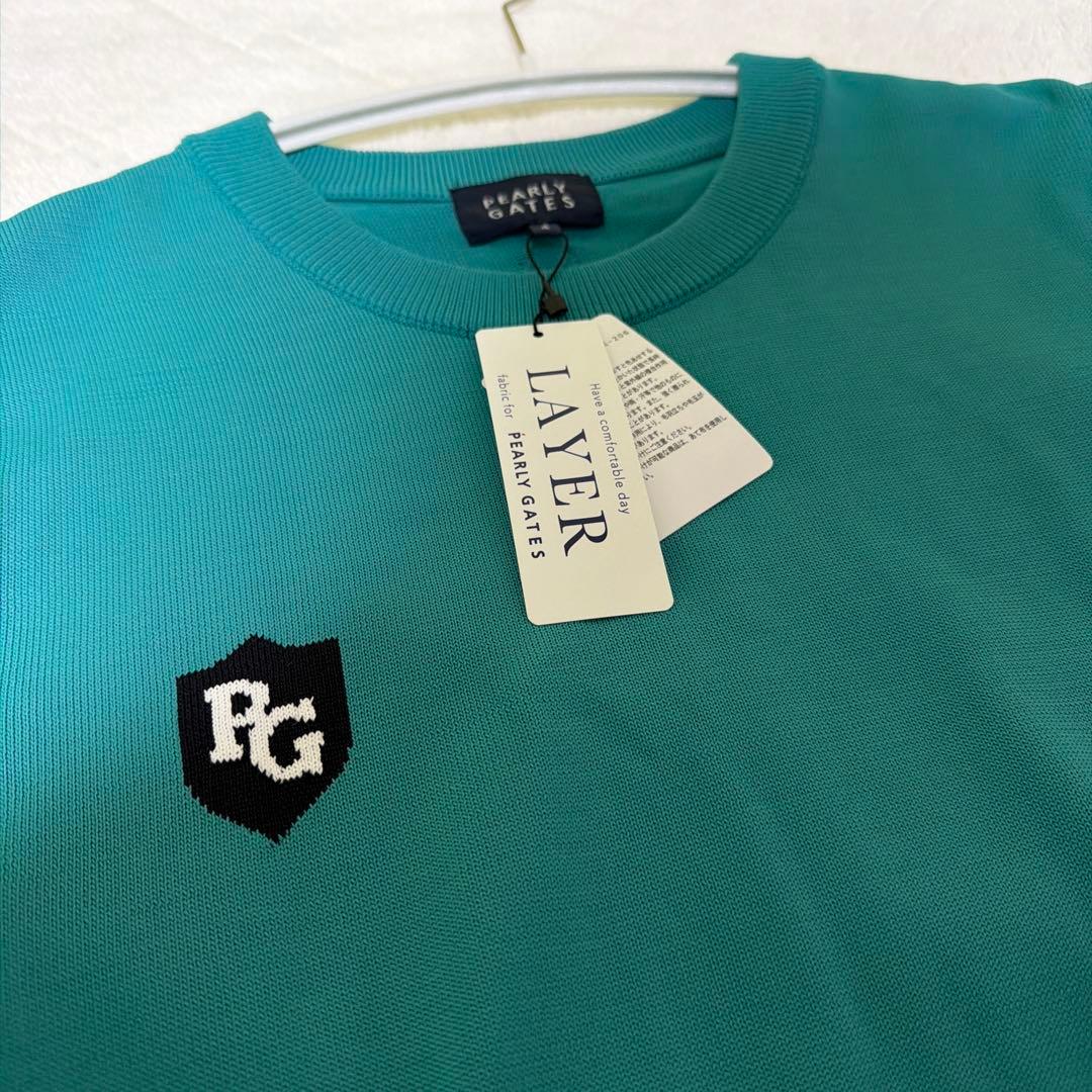 r*i様 《PEARLY GATES》　タグ付き未使用　サイズ4 クルーネックニ