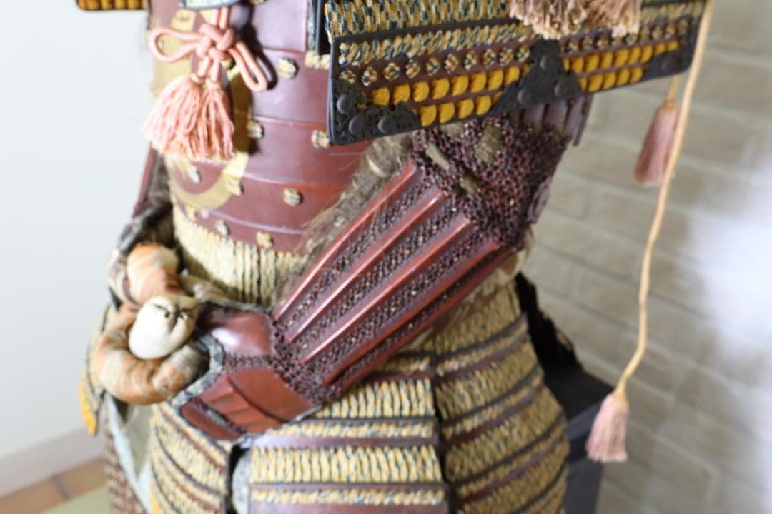 BLACK様専用【等身大甲冑】武者鎧 赤具足一式 光忍作 約50