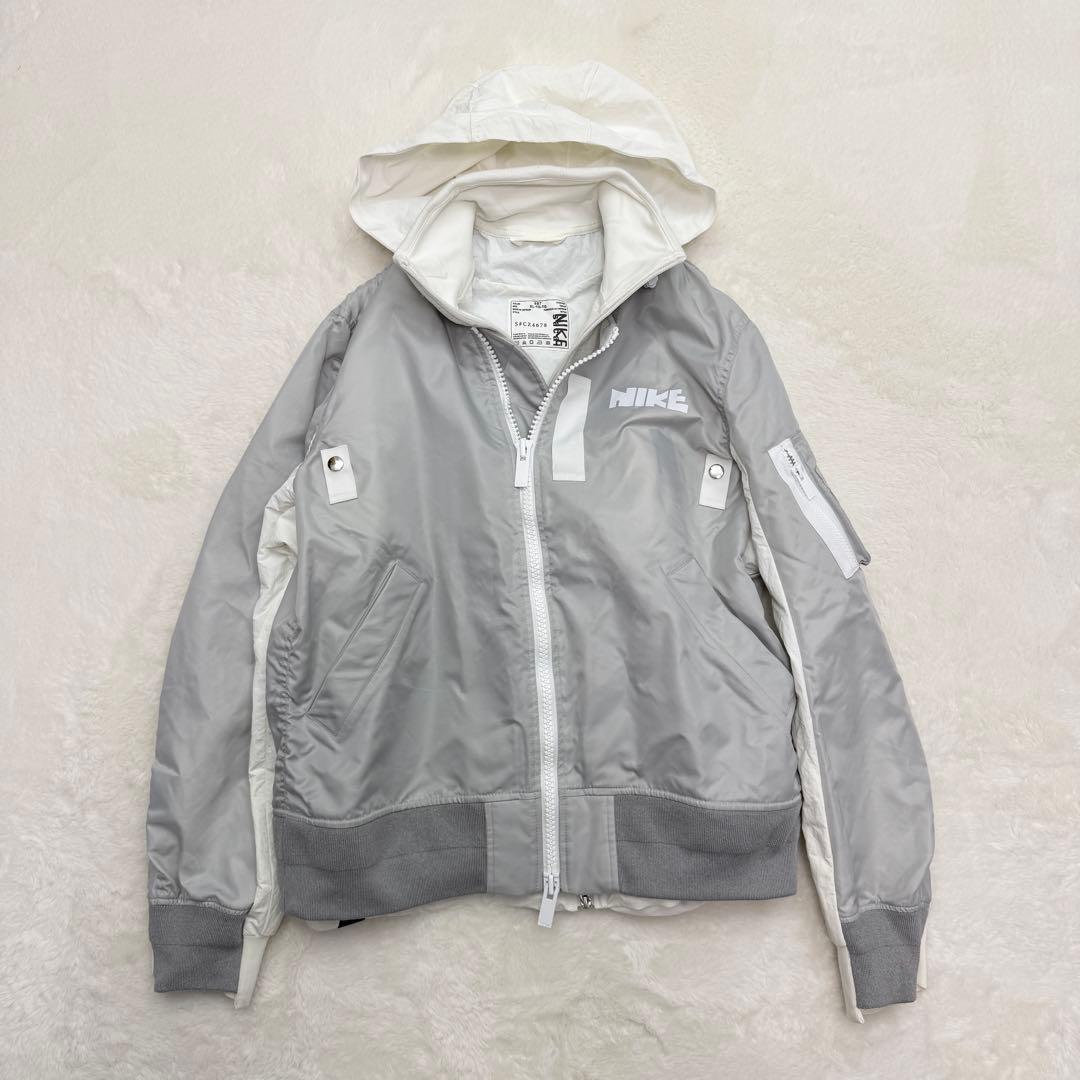 Sacai × NIKE Layered Bomber Jacket MA-1 人気 商品 通販