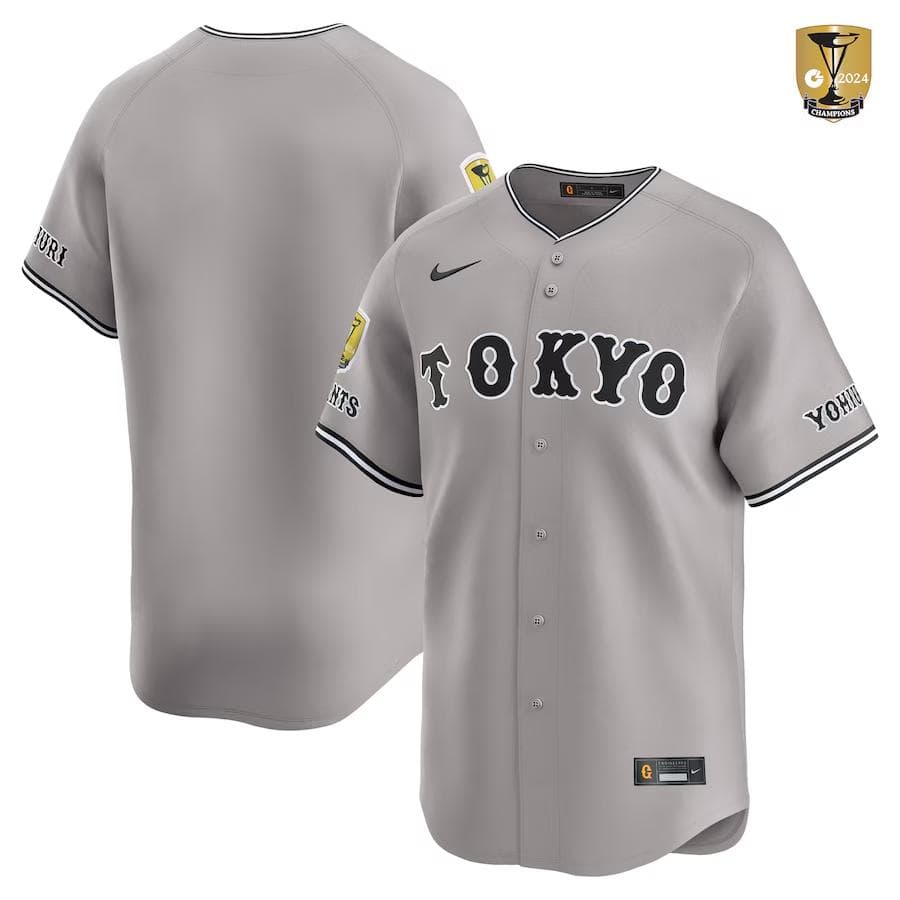 読売ジャイアンツ 2025ユニフォーム チャンピオンエンブレム 背番号無