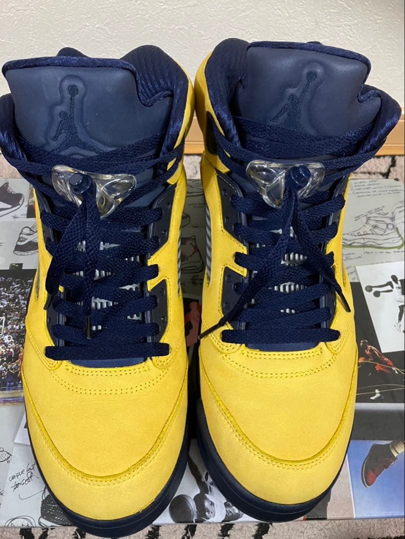 シューズ(男性用) NIKE AIR JORDAN 5 \"MICHIGAN\" 28.5cm