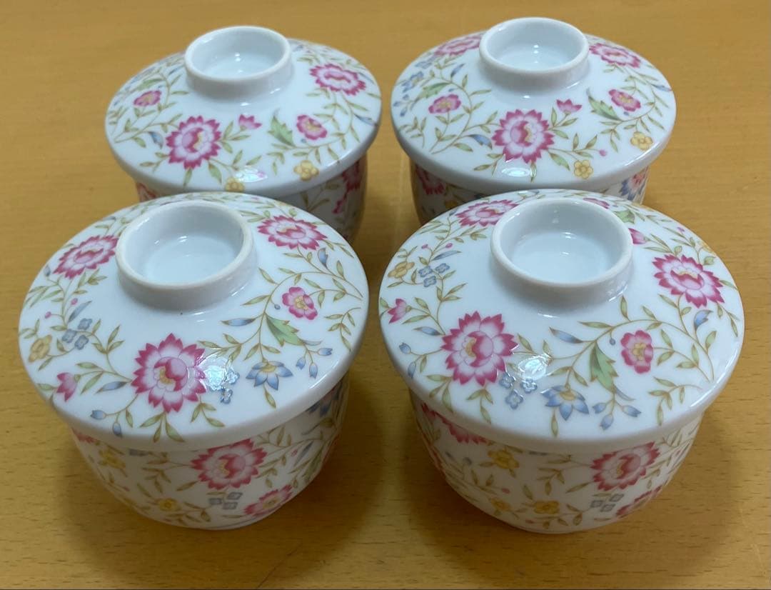 EJIRY】陶器蒸し器 茶碗4個セット付き PEACELUPINUS