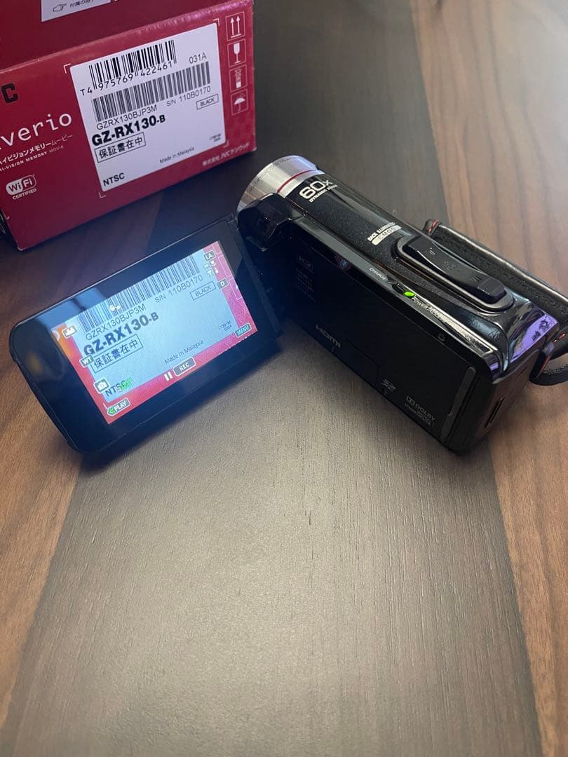 16さん専用 JVC エブリオ GZ-RX130-B 黒 ライター 三脚セット - メルカリ