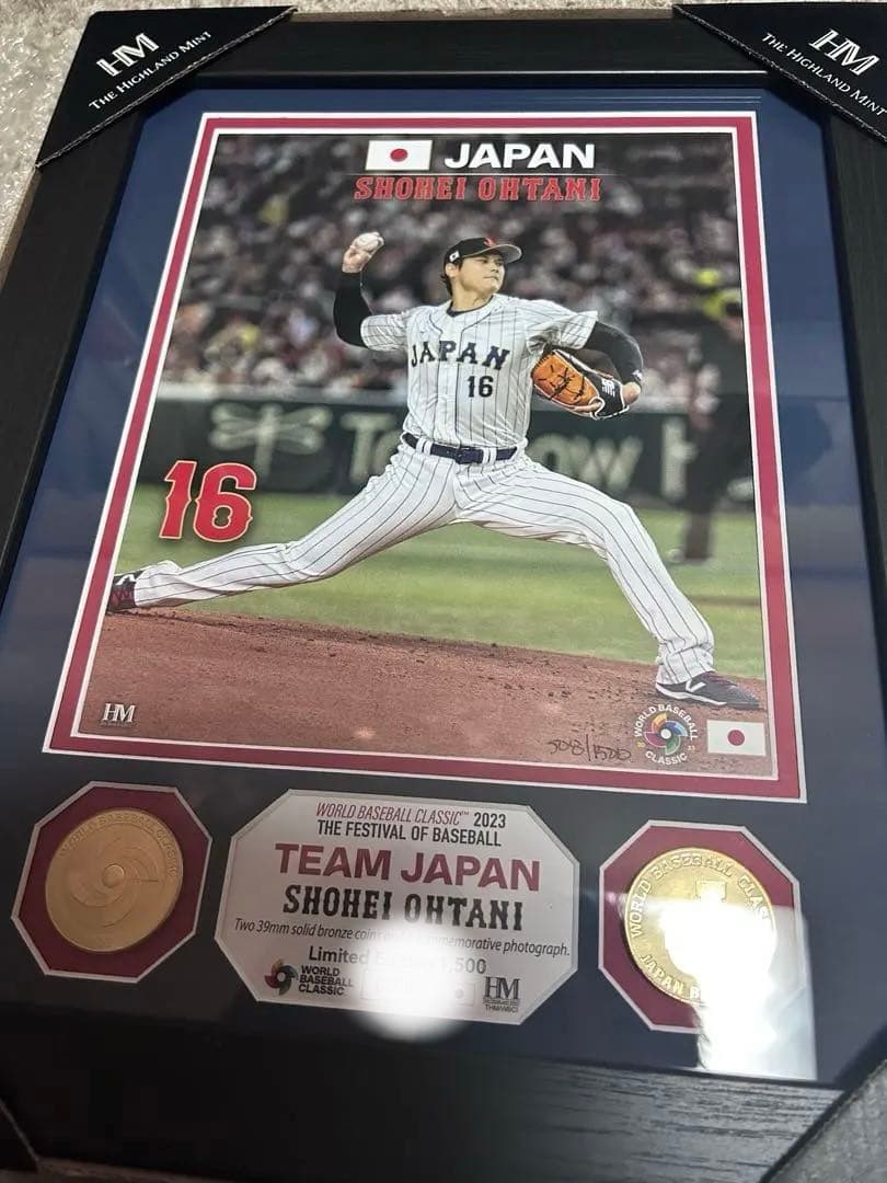 大谷翔平 WBC優勝記念 投打セット 郵便局限定1500個