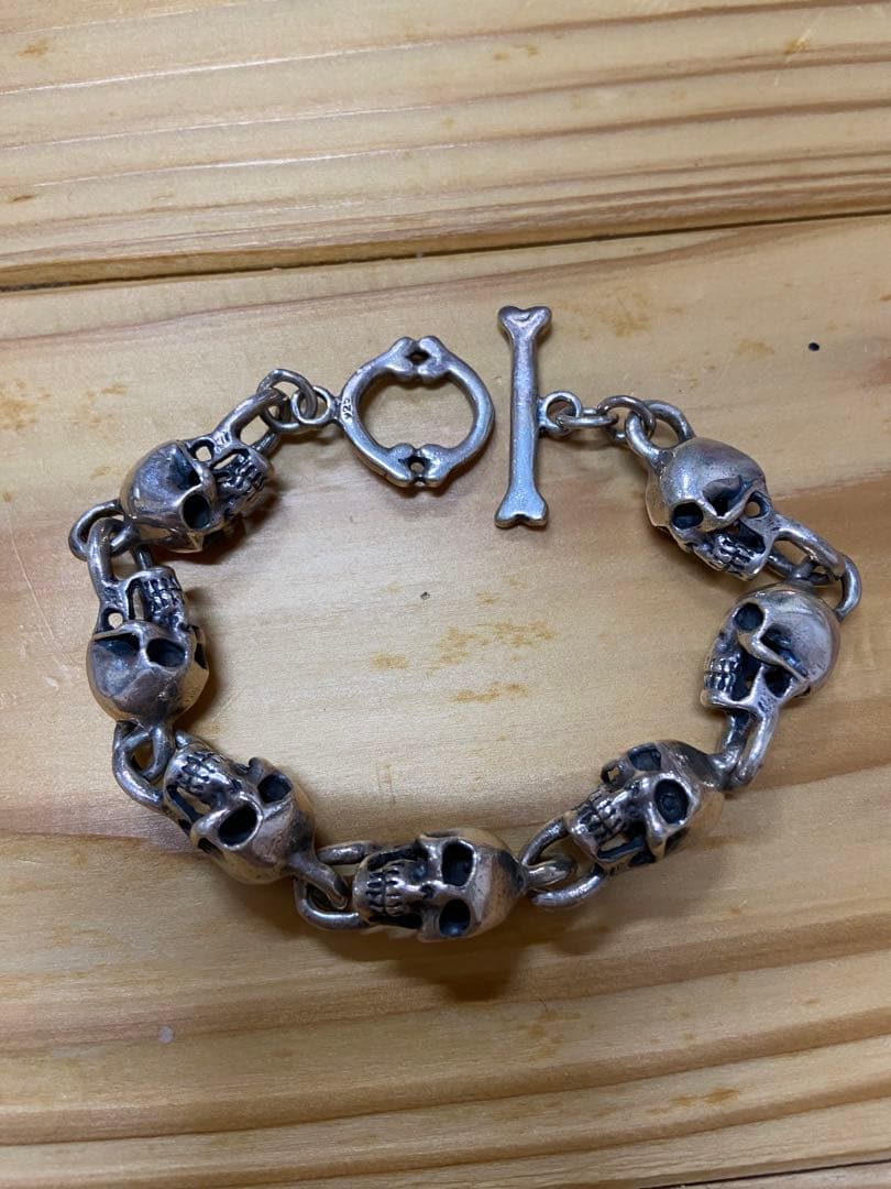 NECROMANCE ネクロマンス スカル ブレスレット hide - メルカリ
