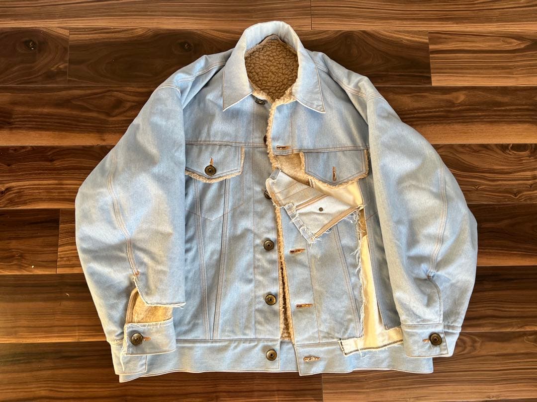 ジャケット・アウター kolor DENIM BOA JACKET size 1 kolor DENIM BOA JACKET size 1