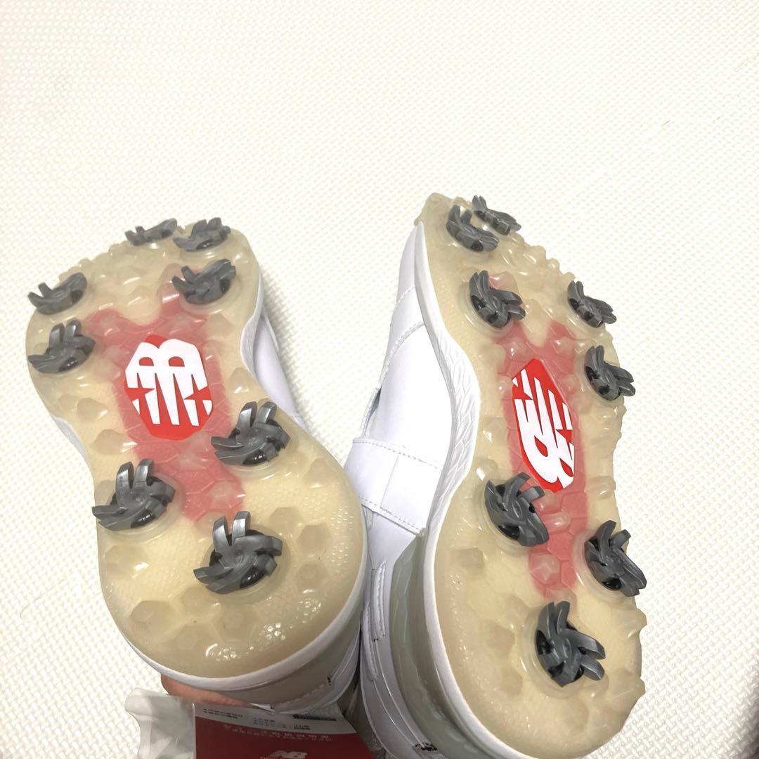 23.5cm 新品　ニューバランスゴルフスパイク　ボア　BOA レディース　白