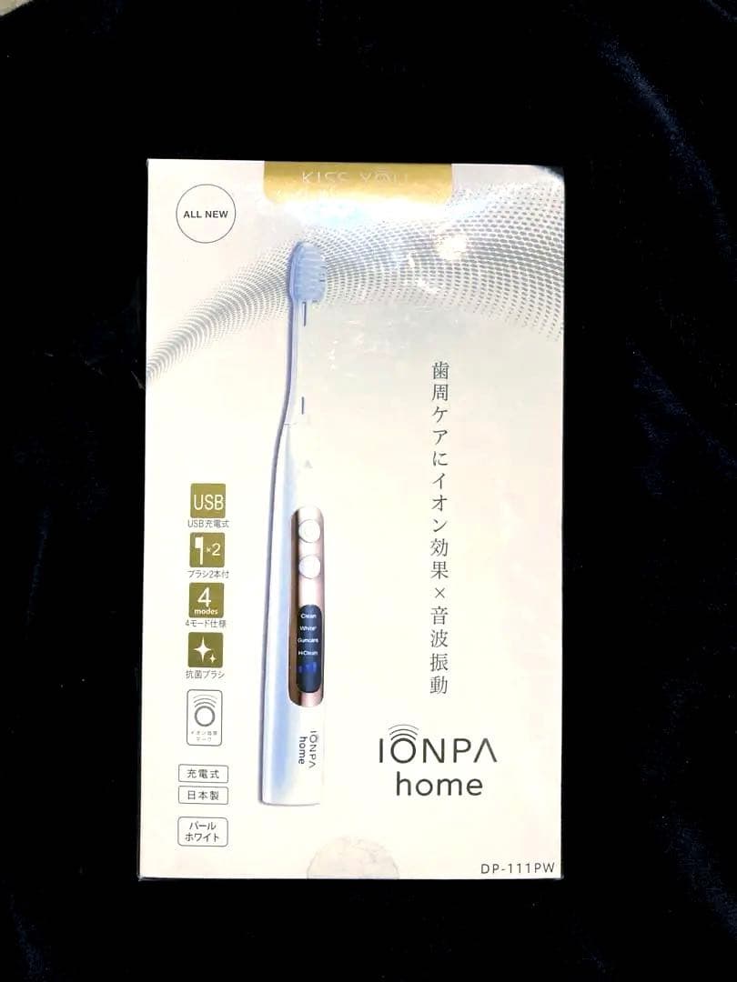 アイオニック 電動歯ブラシ　パールホワイト DP-111(PW) IONPA（イオンパ）DP-111