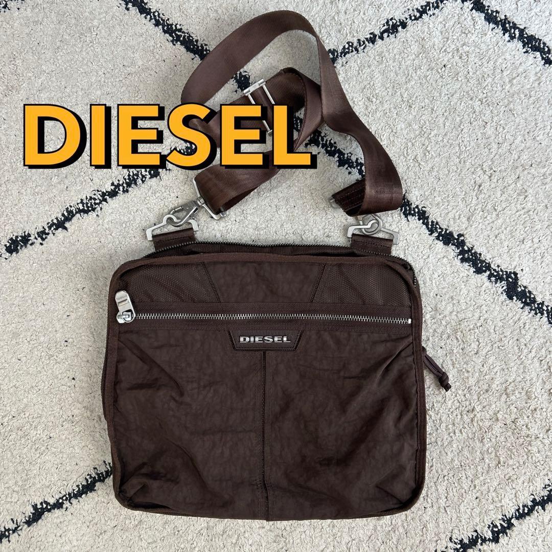 美品】DIESEL/archive/00s/y2k/ショルダーバッグ/ブラウン - メルカリ