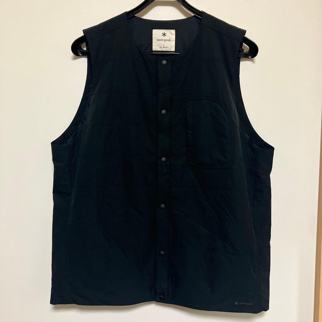  peak インサレーション　ベスト　L 10%OFF スノーピーク フレキシブルインサレーテッドベスト 中綿ベスト