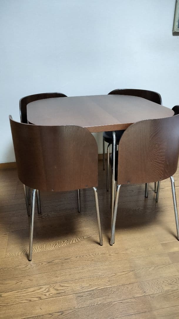 IKEA FUSION 4人掛け ダイニングテーブルセット - メルカリ