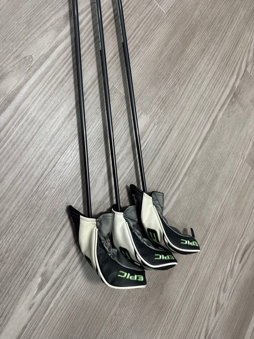 エピックスーパーハイブリッド Callaway ユーティリティー3本！ EPIC