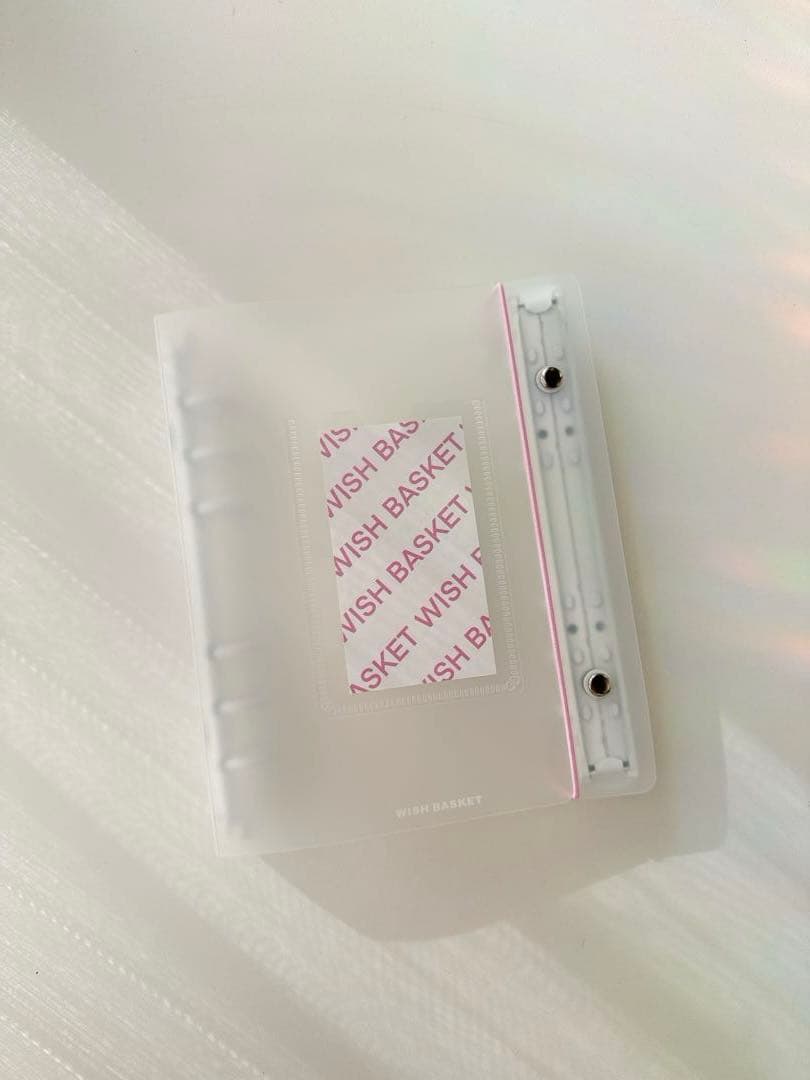 ラスト1点 韓国　A6バインダー　リフィル　ダブルリングバインダー　白 Amazon.co.jp: TSUKURIRO システム手帳 ミニ6穴 PVC 透明 バインダー