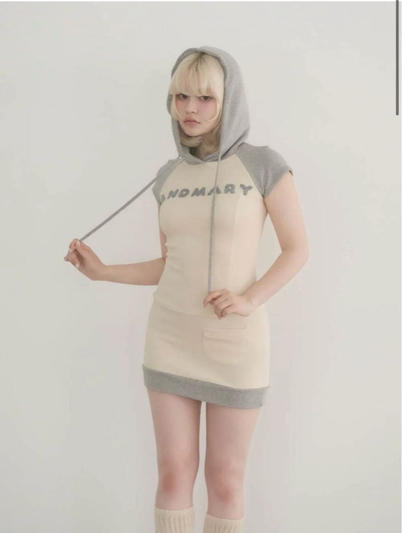 ANDMARY Mary logo mini dress