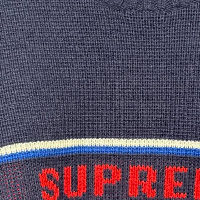23FW☆Supreme/CHEST STRIPE SWEATER☆ネイビー/M - メルカリ