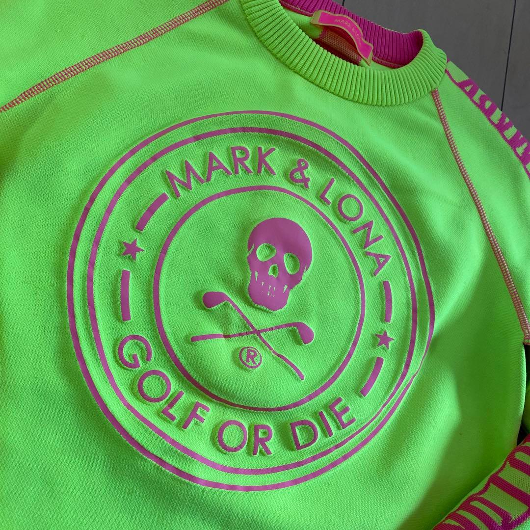 MARK & LONA 蛍光グリーン スウェット MARK LONA 蛍光グリーン www