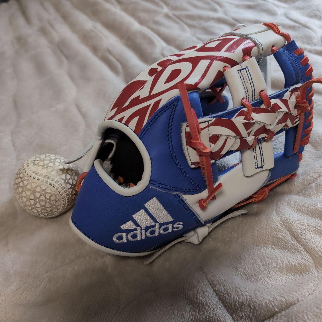 adidas 野球グローブ 青赤 adidas 野球グローブ 青赤