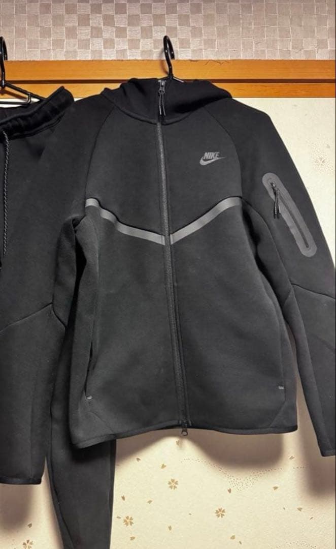 Nike テックフリース 廃盤 美品 廃盤 NIKE 旧テックフリースセットアップ US M グレー 美品 プレ値8万