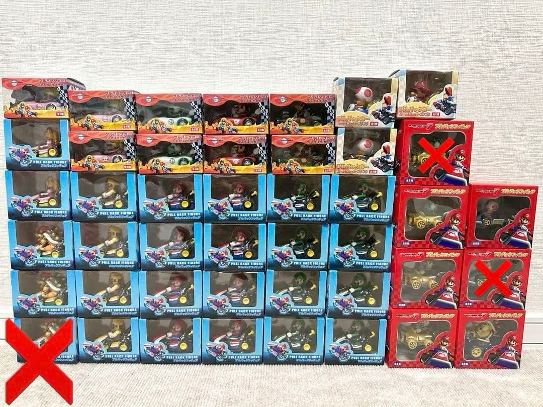 【新品】マリオカート　プルバックカー　まとめ売り マシンを引いて放すと前に進む、手のひらサイズの「マリオカート