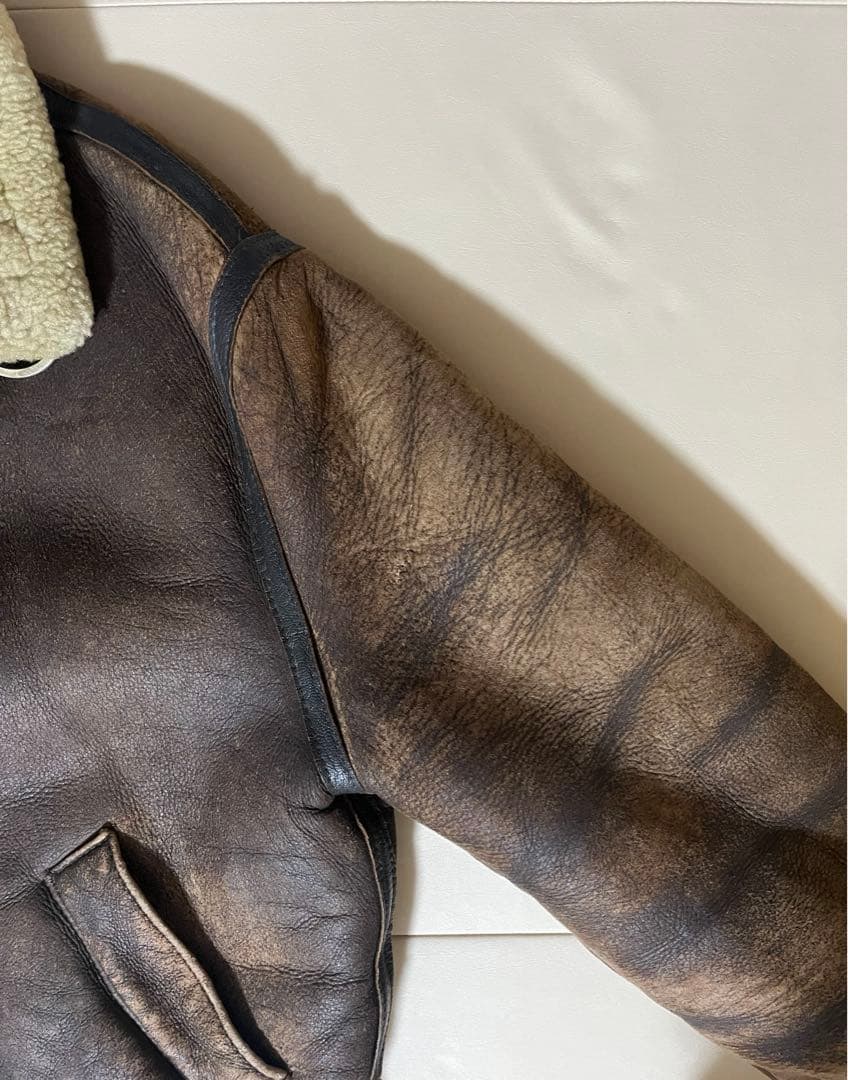 insignia leather ミリタリー B-3 フライトジャケット 70s-店にて先行発売