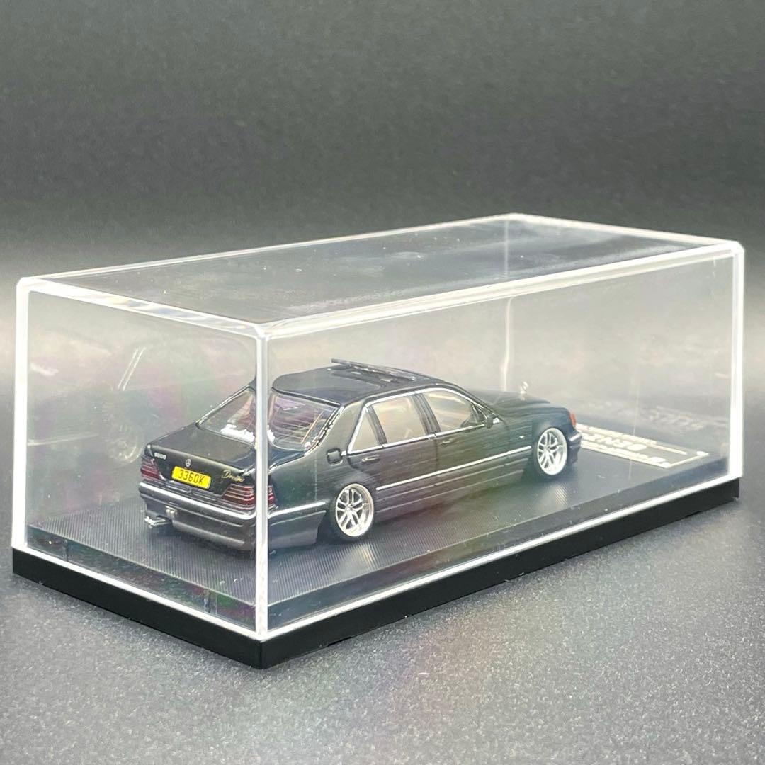 1/64 StreetWeapon ベンツ W140 限定499個 ブラック - ミニカー安価