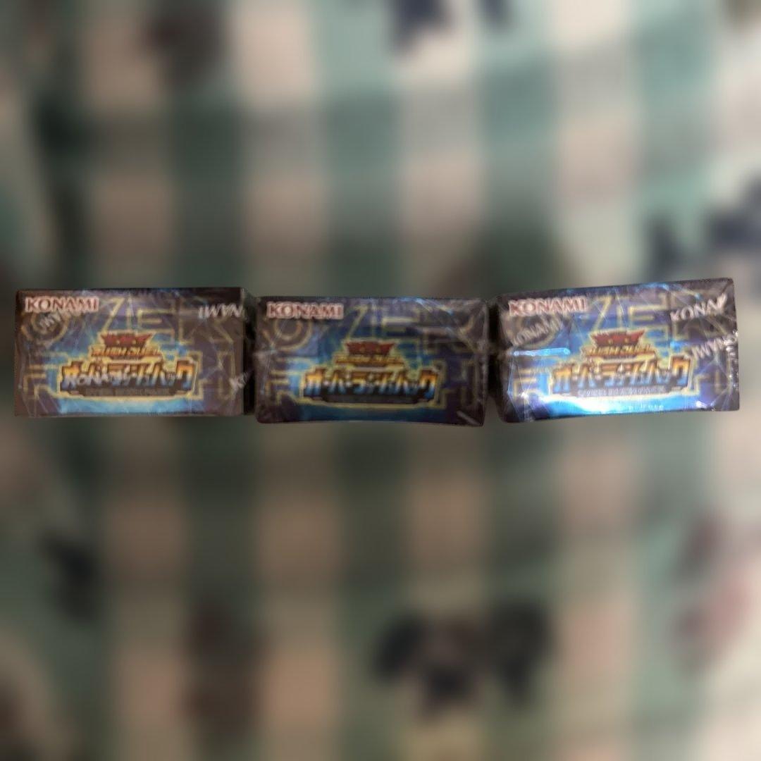 遊戯王ラッシュデュエル オーバーラッシュパック 3box シュリンク付き