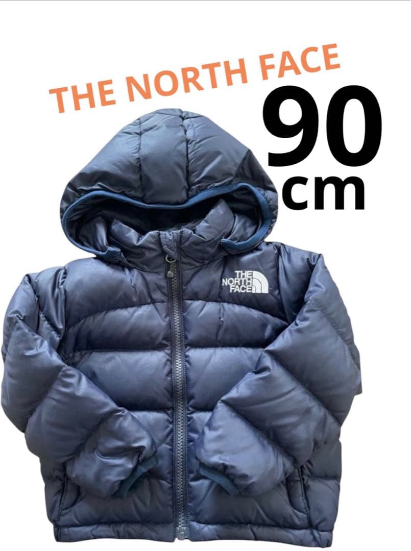 美品☆90cm THE NORTH FACE キッズ ベビー ダウン ネイビー THE NORTH FACE（ザ ノースフェイス） ベビー ダウンジャケット 80