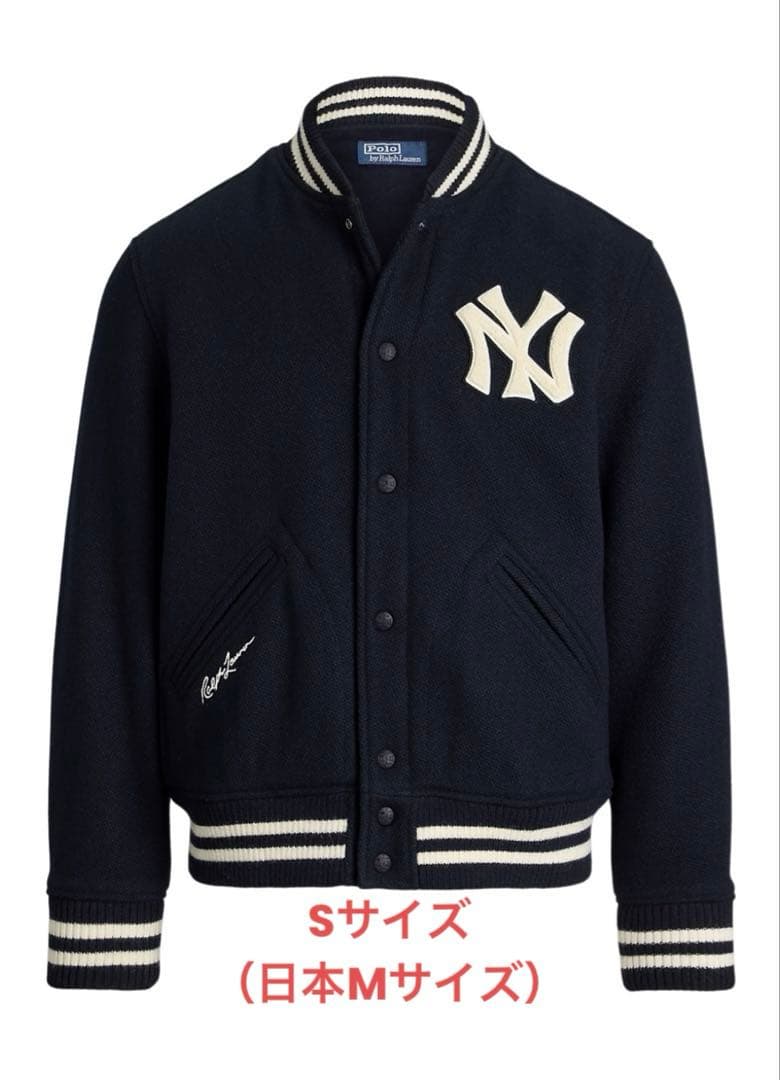 希少 POLO RALPHLAUREN Yankees JK S→M スタジャン - メルカリ