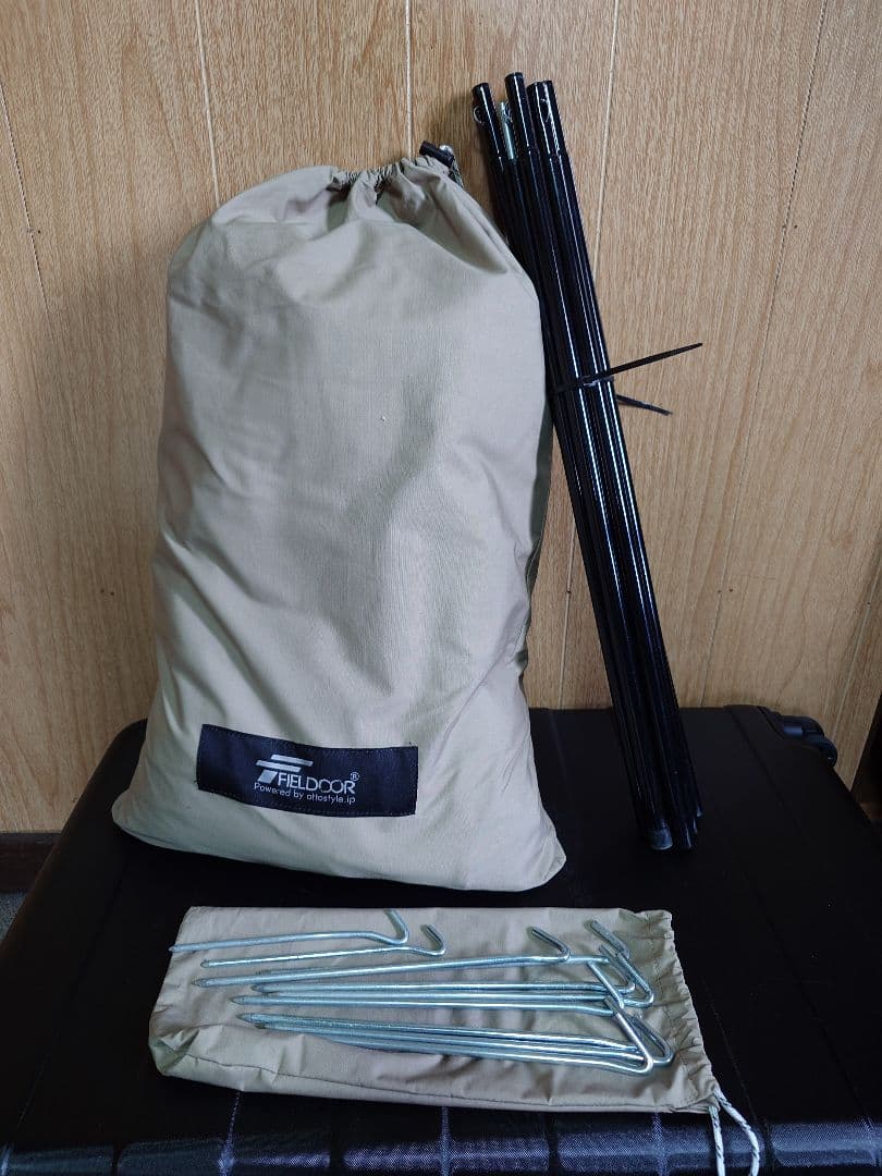 【着払】FIELDOOR タープテント 435×500cm a14426.jpg