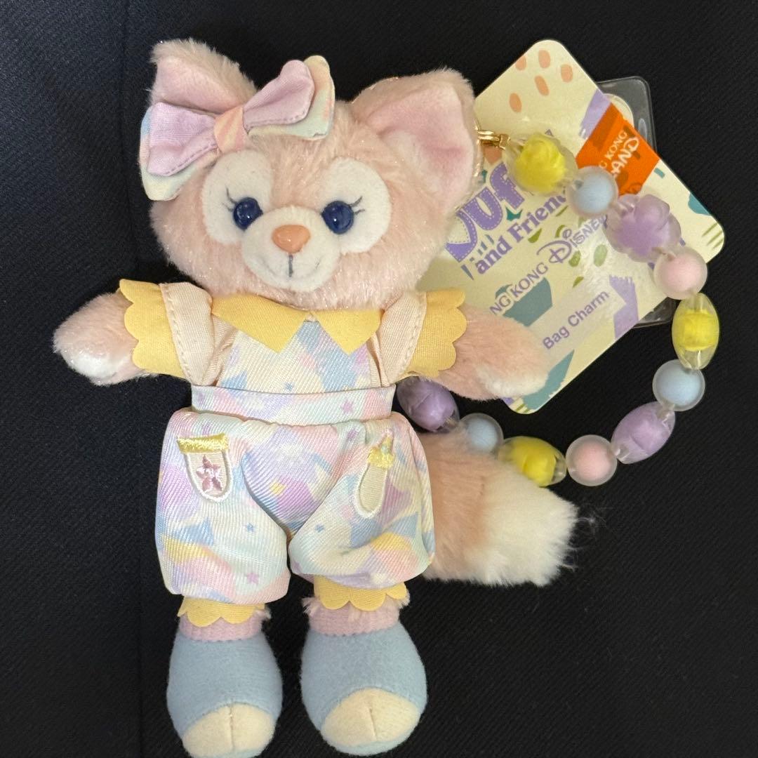 香港ディズニースマイルゴーアラウンドリーナベルぬいぐるみキーチェーン2025 2025 香港ディズニー Smiles go around・シリーズ🍬 – リーナちゃん