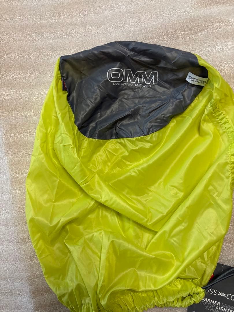 OMM MOUNTAIN RAID 233 シュラフ 蛍光イエロー 中古品 買う