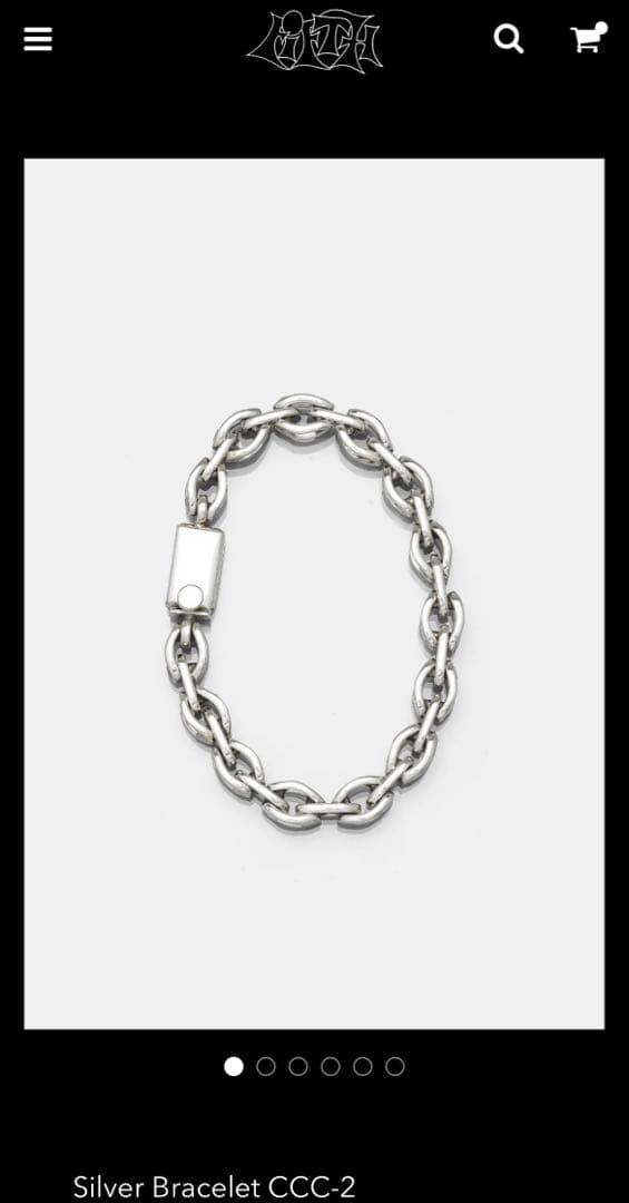 アクセサリー fifth generalstore Silver Bracelet CCC-2 Silver Bracelet CCC-2 / シルバー チェーンブレスレット メキシコ