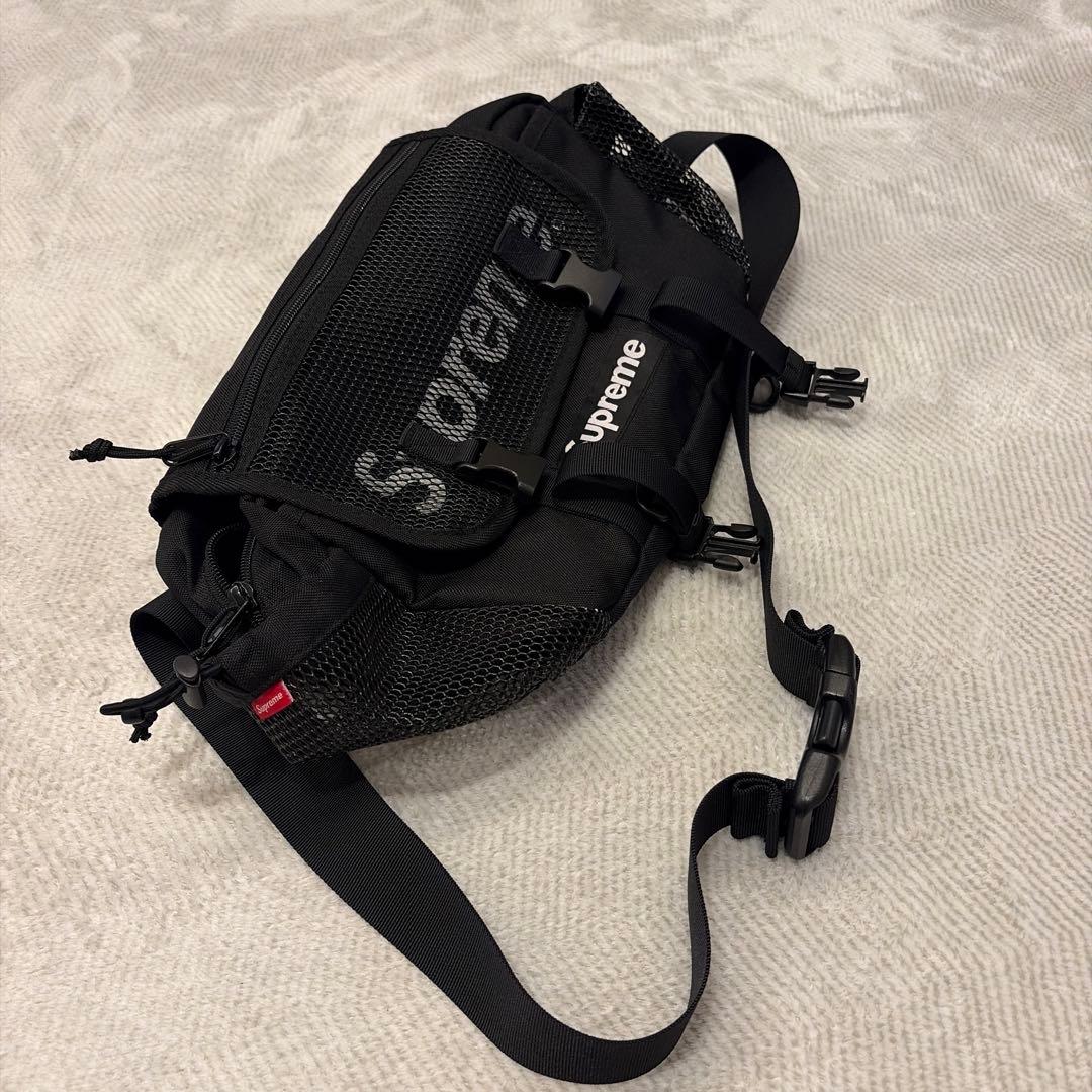 Supreme ブラック ボディバッグ ブランド 品 通販