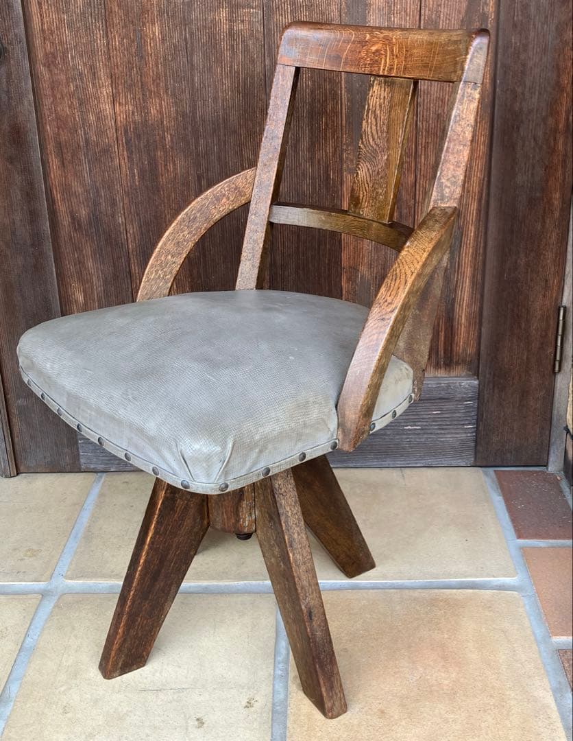 ダークブラウン リラックスチェア スタイルドクターチェア ブラウン