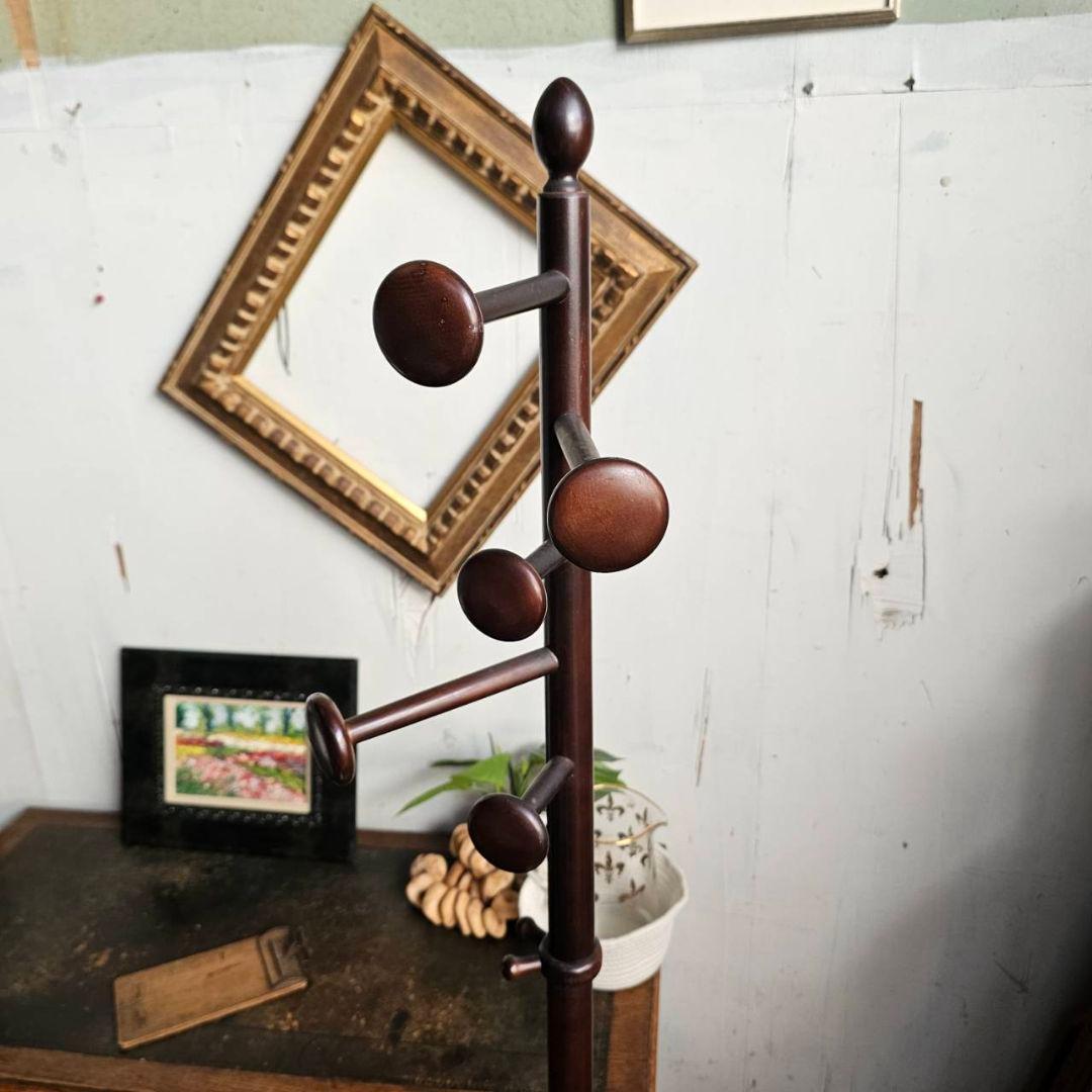 p310/k】カリモク ハンガー 棚 コーナー 傘立て ミッドセンチュリー