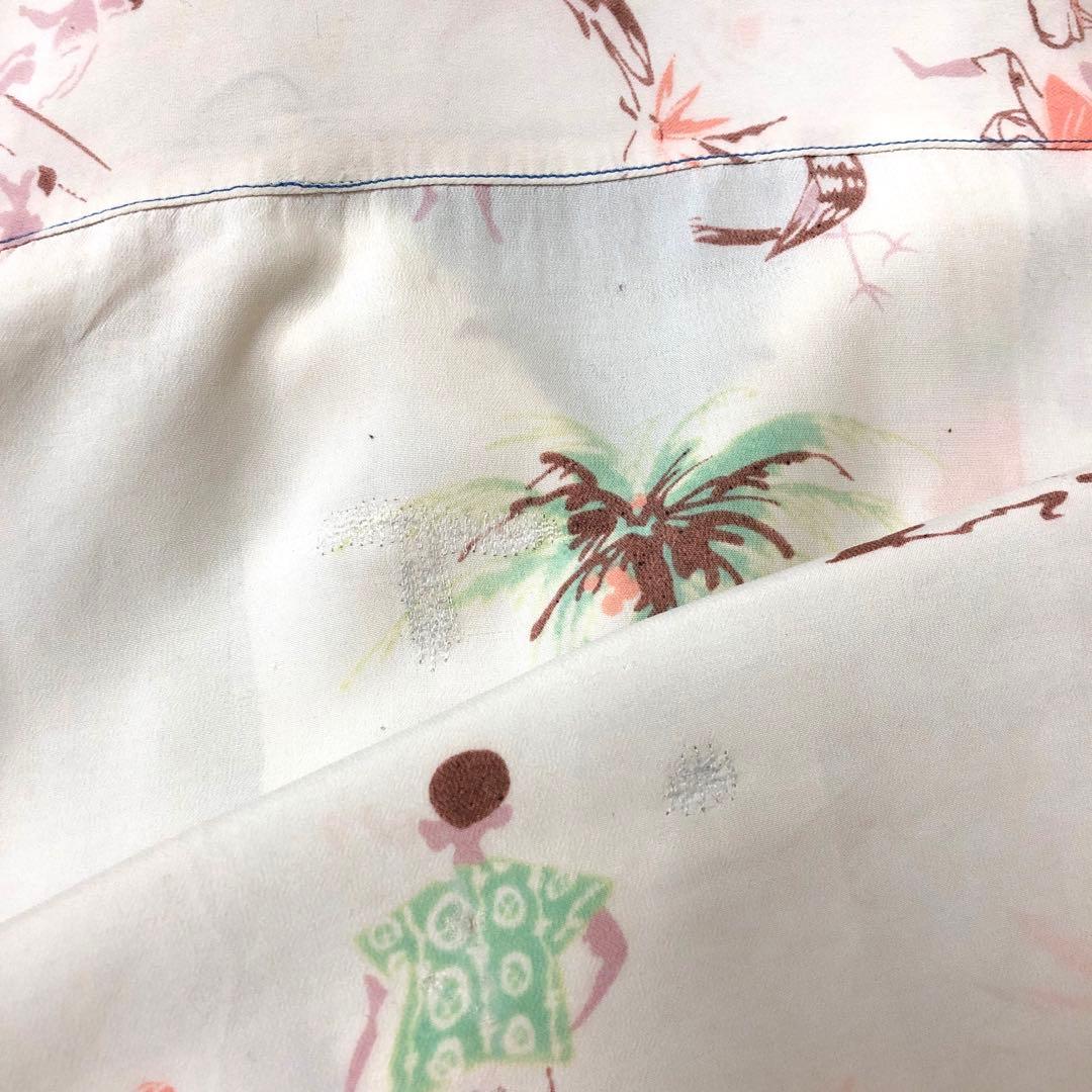 40's Vintage IOLANI 四角タグ AlohaShirt ちりめん - メルカリ