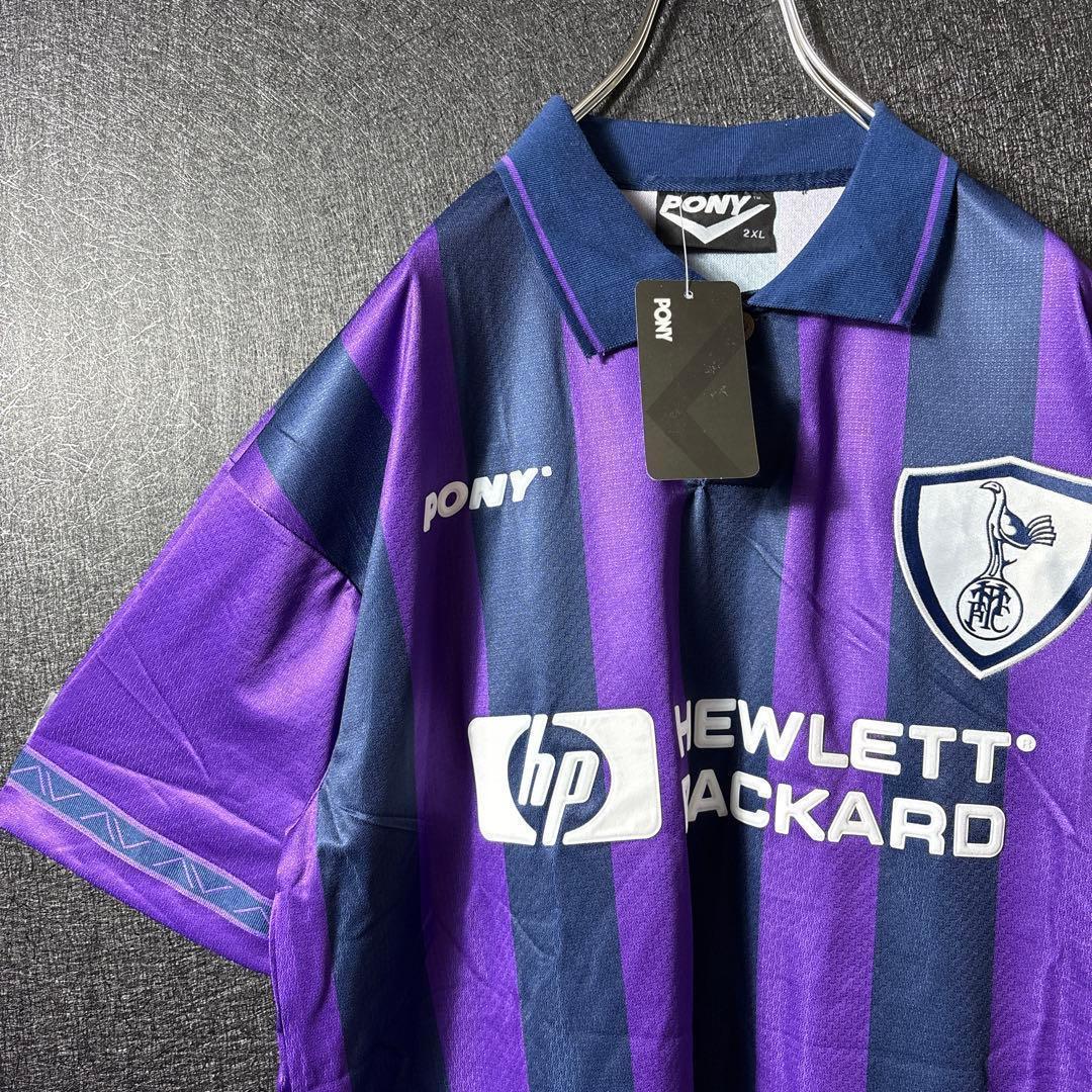 ☆トッテナム】 PONY サッカー レトロ ユニフォーム 2XL 希少デザイン