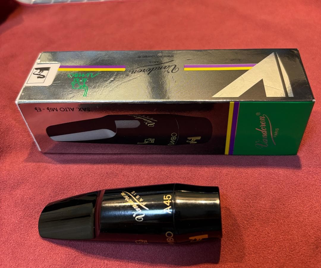 ほぼ新品！Vandoren JUMBO JAVA A45 アルトサックス用 80221457-6422-4d0d-a618-