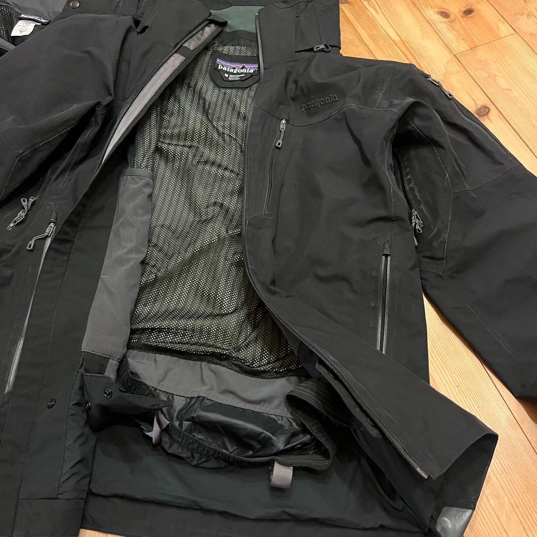 patagonia パウダーボウル黒M上下 人気サイズ メンズ・パウダー