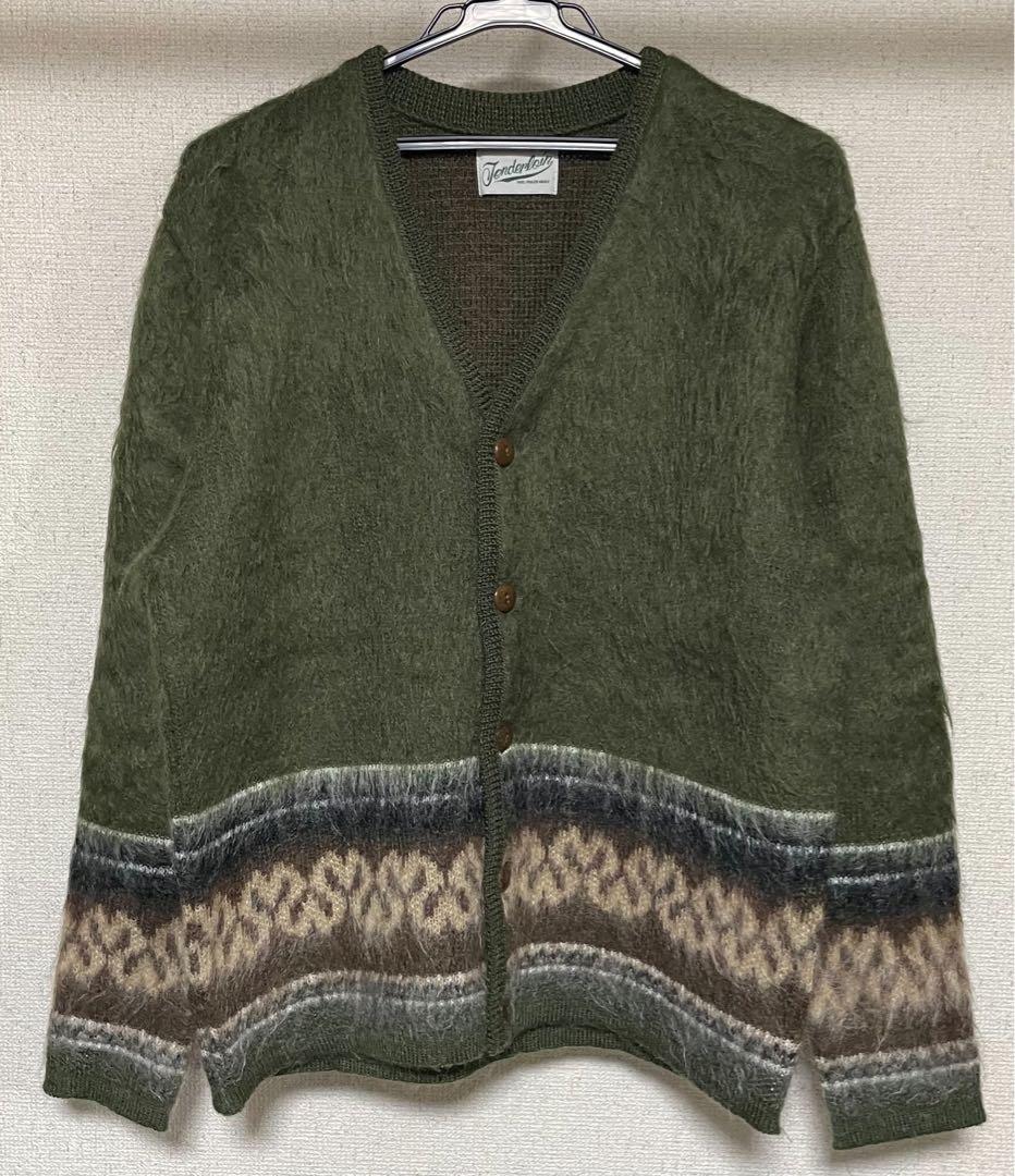 TENDERLOIN MOHAIR CARDIGAN モヘアカーディガン大久保着