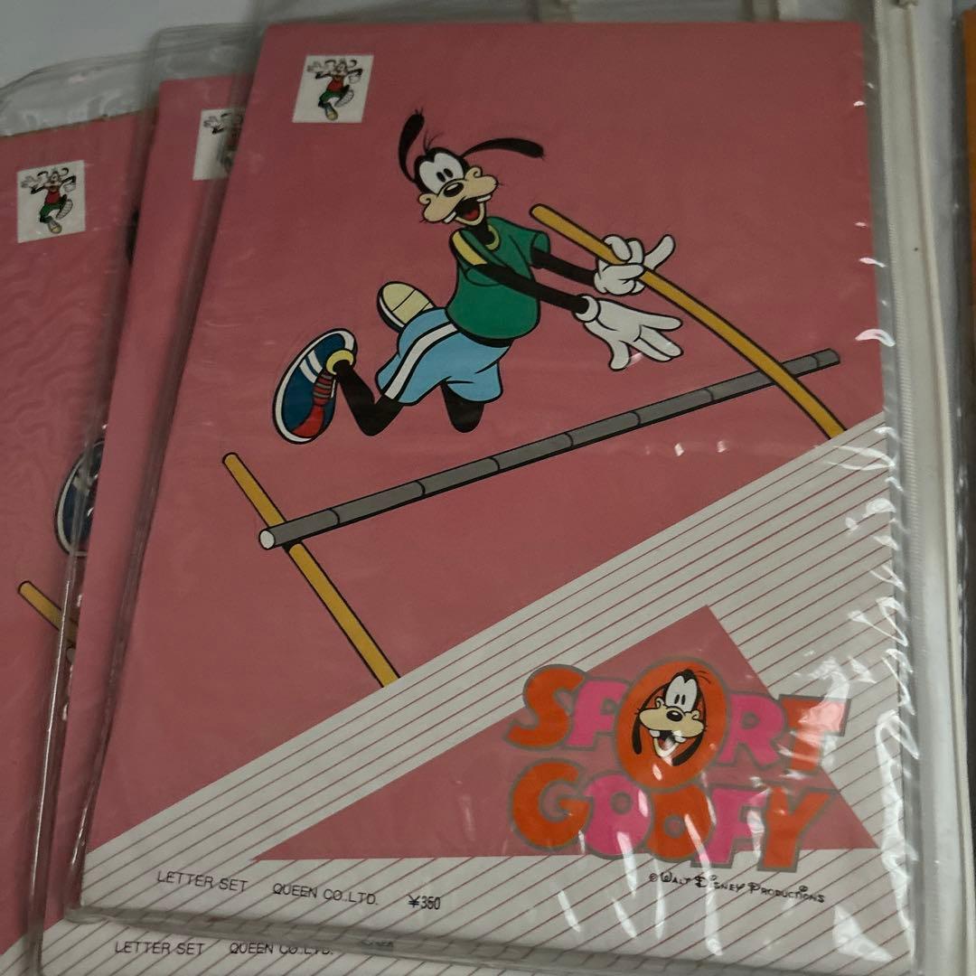 ディズニー グーフィー レトロ レターセット 4セットまとめ売り - メルカリ