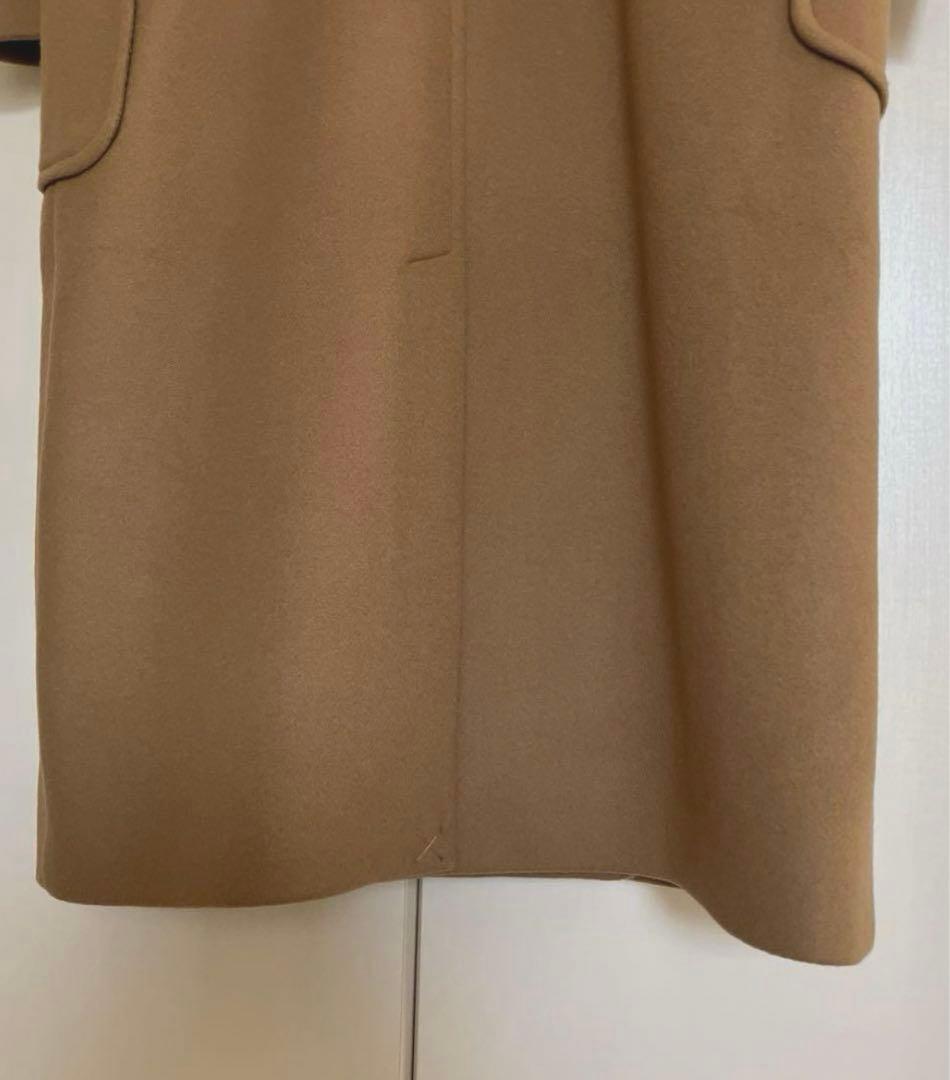 COS フード付きウールダッフルコート キャメル サイズ34 - メルカリ