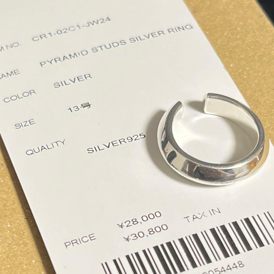 THE CRIMIE PYRAMID STUDS SILVER RING 11号 - メルカリ