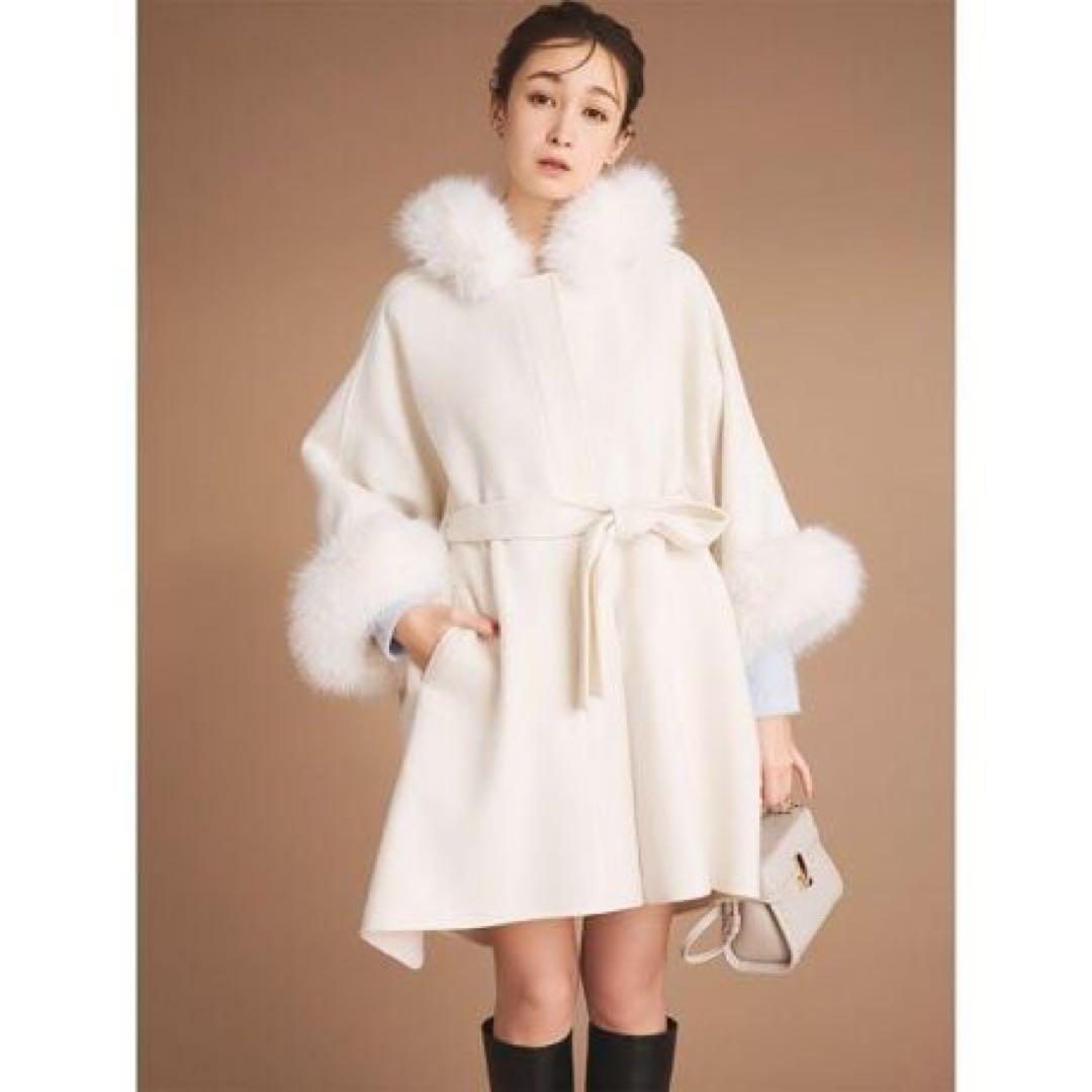 2024年秋冬CELFORD ファーポンチョコート新品未使用タグ付き♡ 2024年秋冬CELFORD ファーポンチョコート新品未使用タグ付き♡