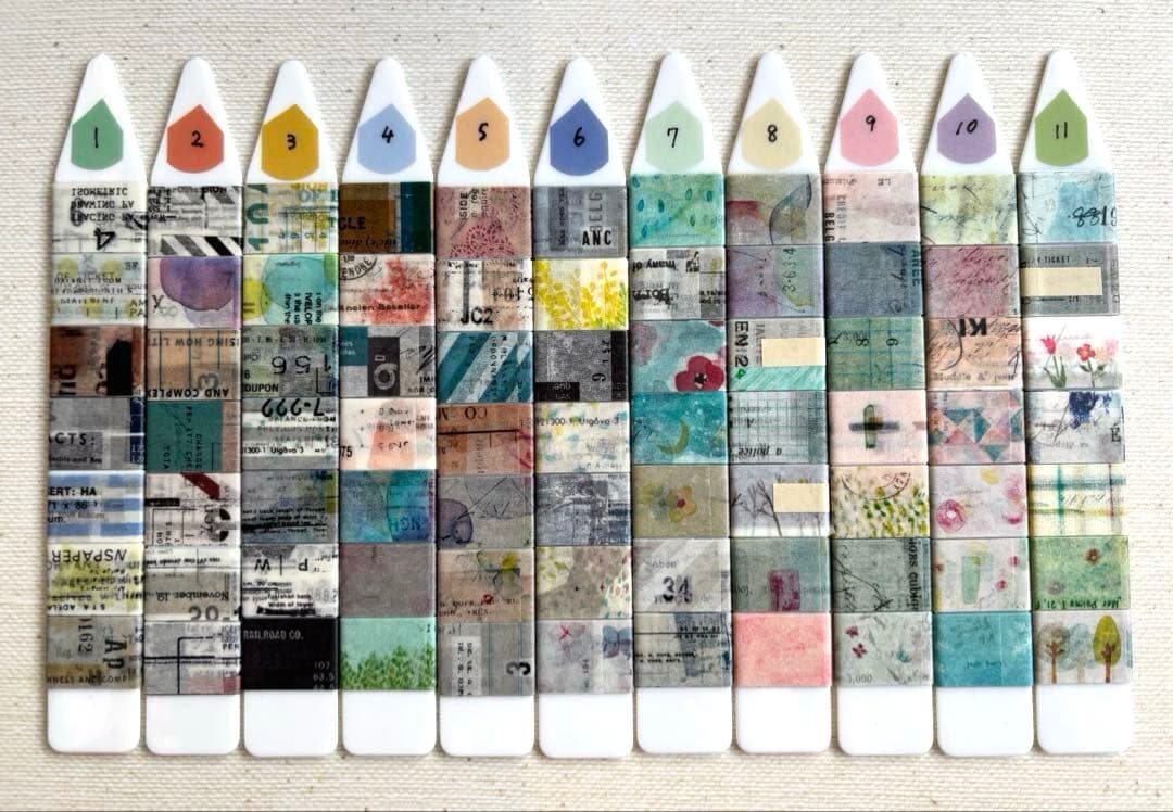 ヨハク マスキングテープ326種類 各約30cm お裾分け 切り売り