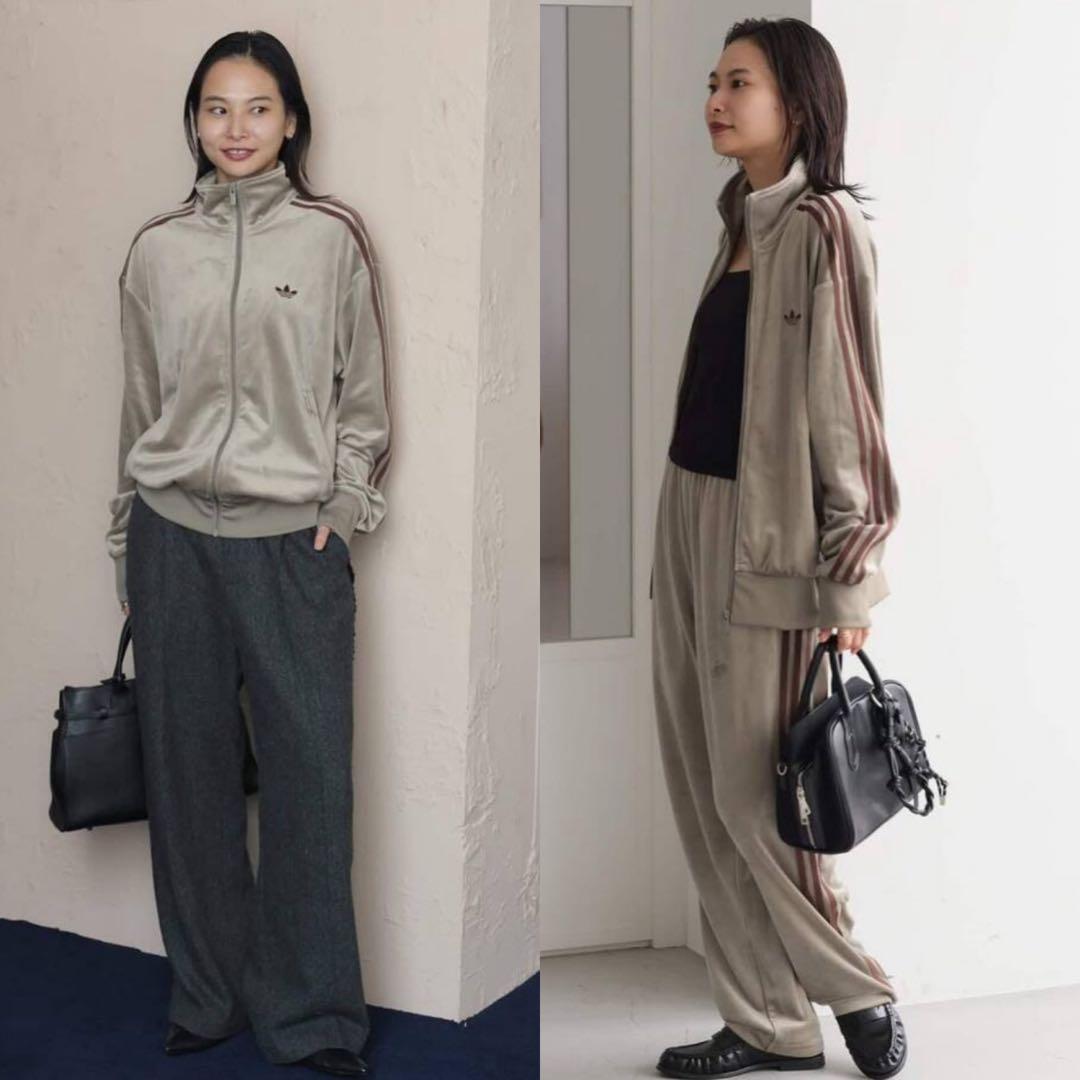新品XL⭐️adidas × ジャーナルスタンダード ベロア トラックトップ