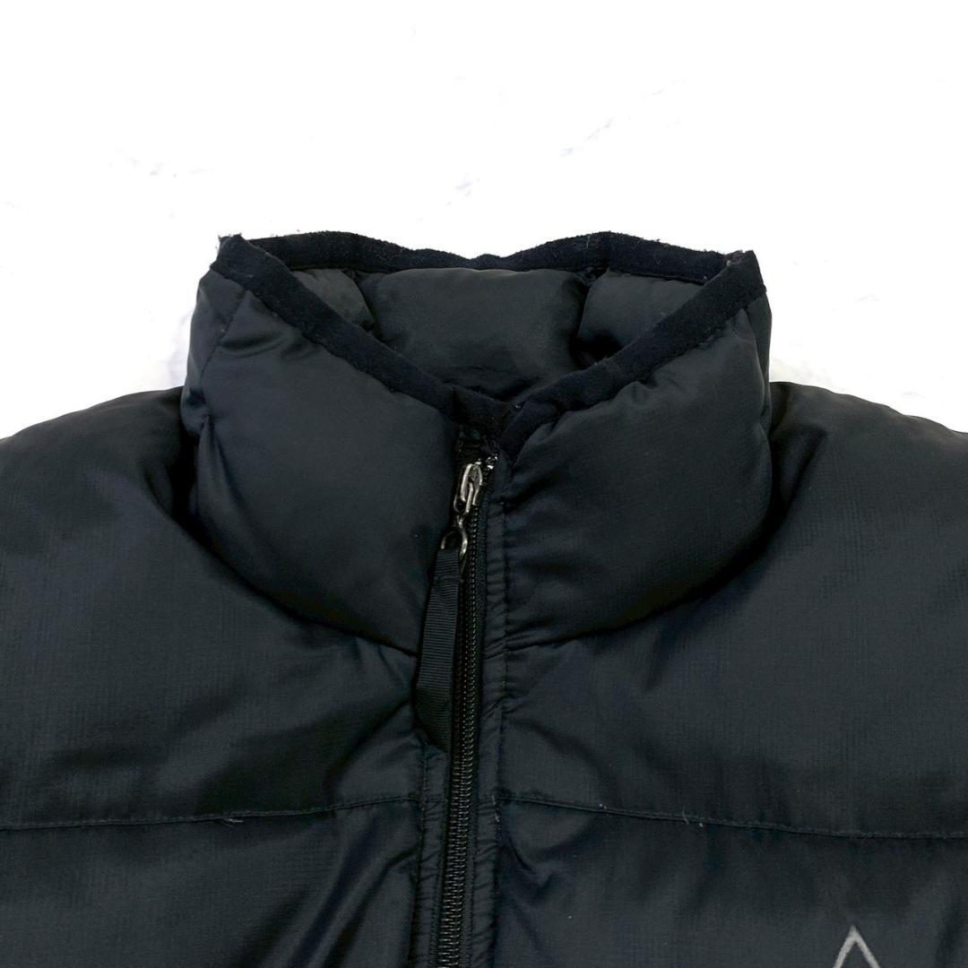 90s NIKE ACG ナイキ 刺繍ロゴ 肉厚 ダウンジャケット 黒 D629 - メルカリ