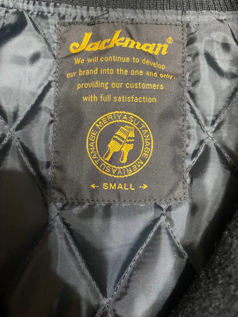 値下げ交渉可】Jackman レザー ブラック Award Jacket
